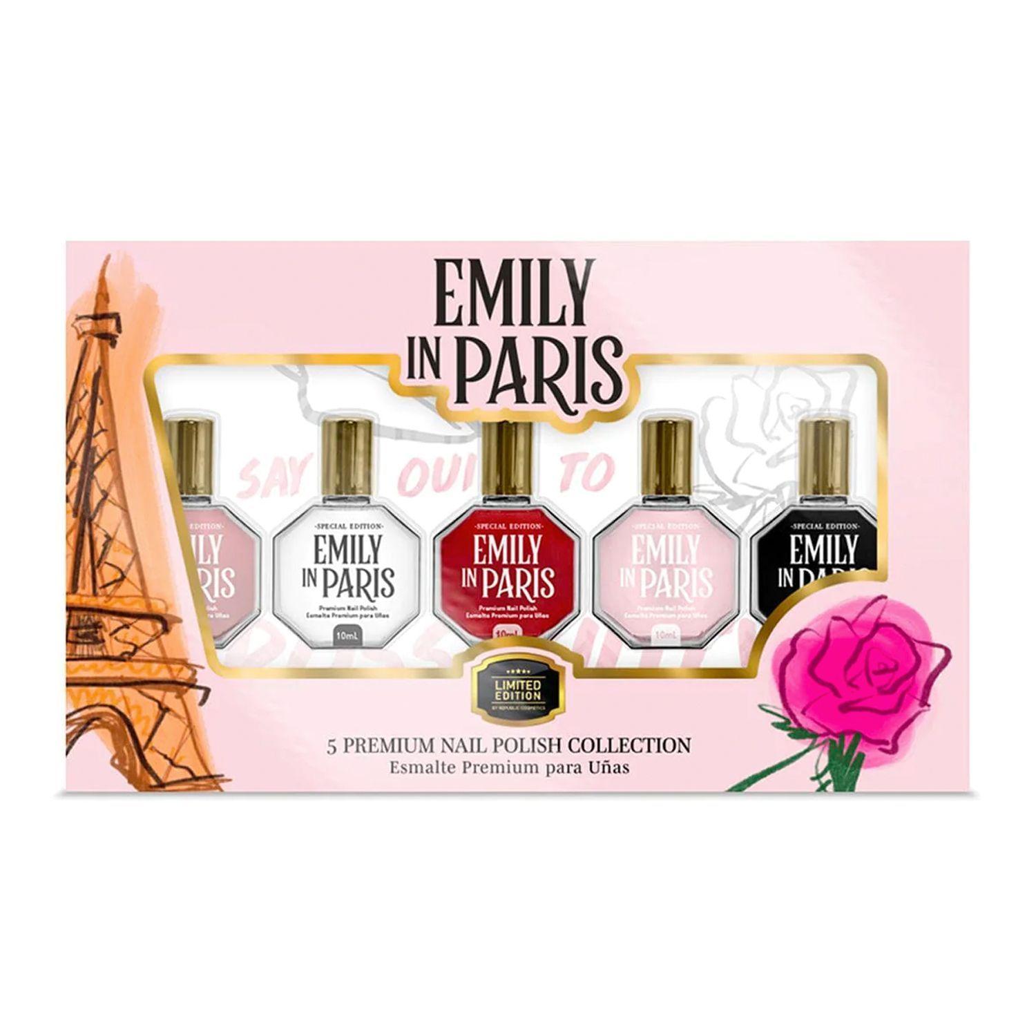 Set de 5 Esmaltes Premium Emily In París Republic -0