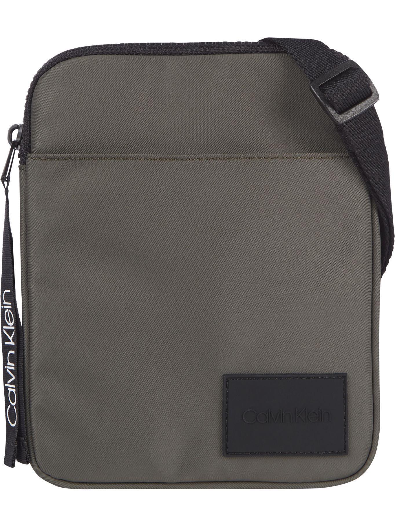 Messenger Flat Pack Verde Calvin Klein-0