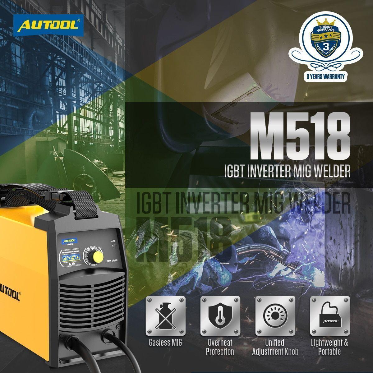 Soldadora MIG sin gas Profesional M518 -2