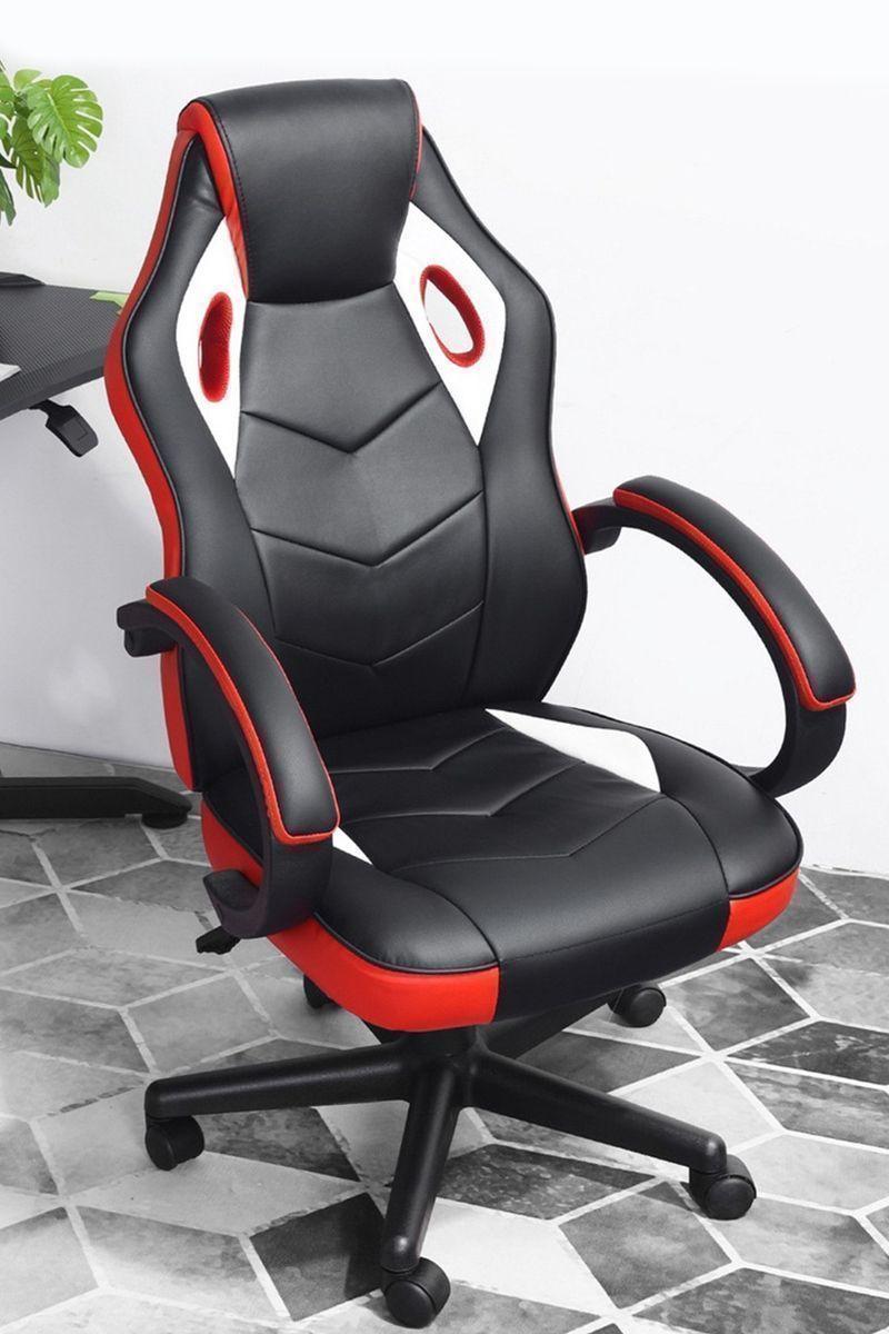 Silla Gamer Pu Flow Ergonómica Escritorio Negro-5
