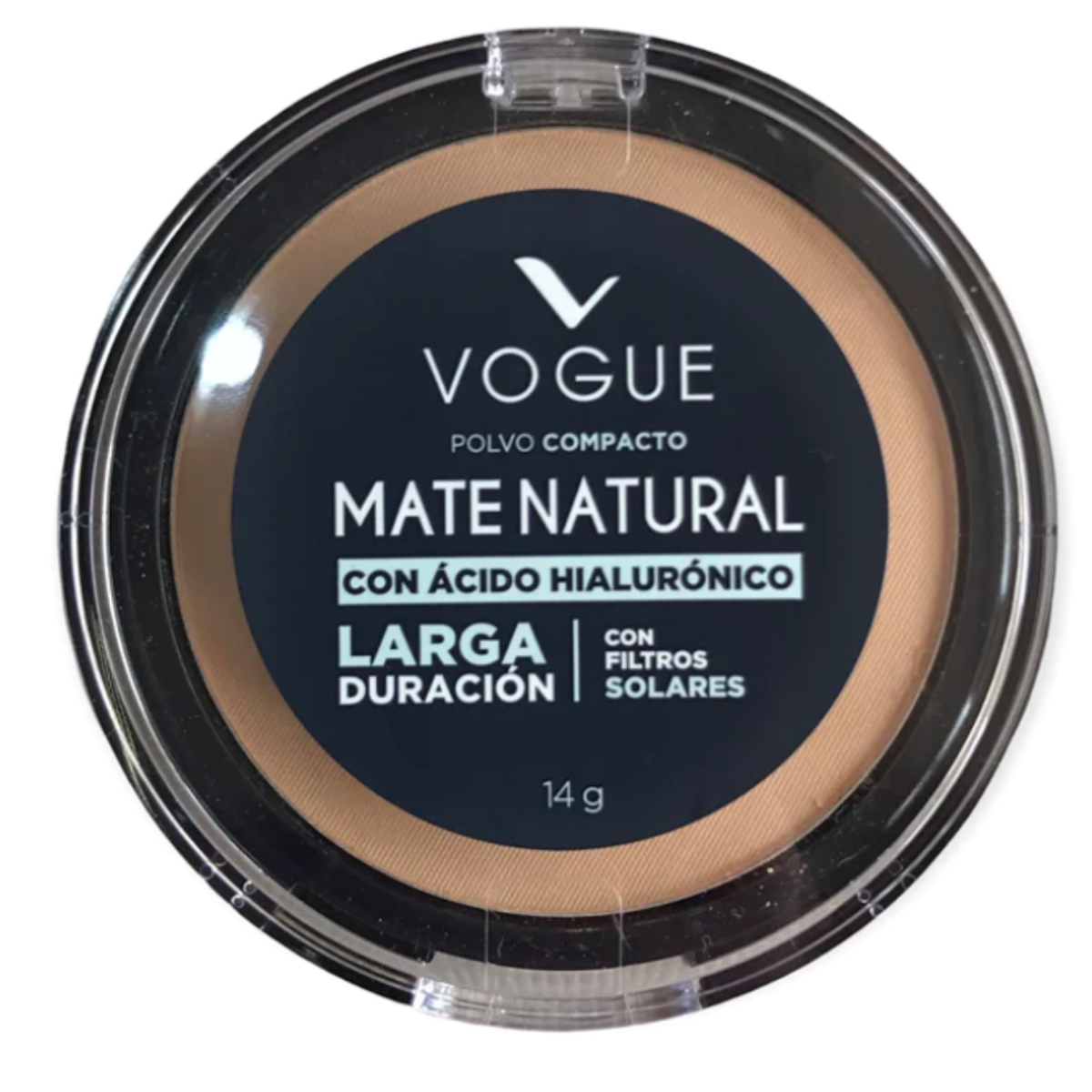 POLVO COMPACTO NATURAL MATE CANELA VOGUE-0