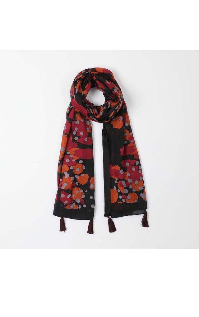 Pañuelo Estampado Negro Mia i-D-0
