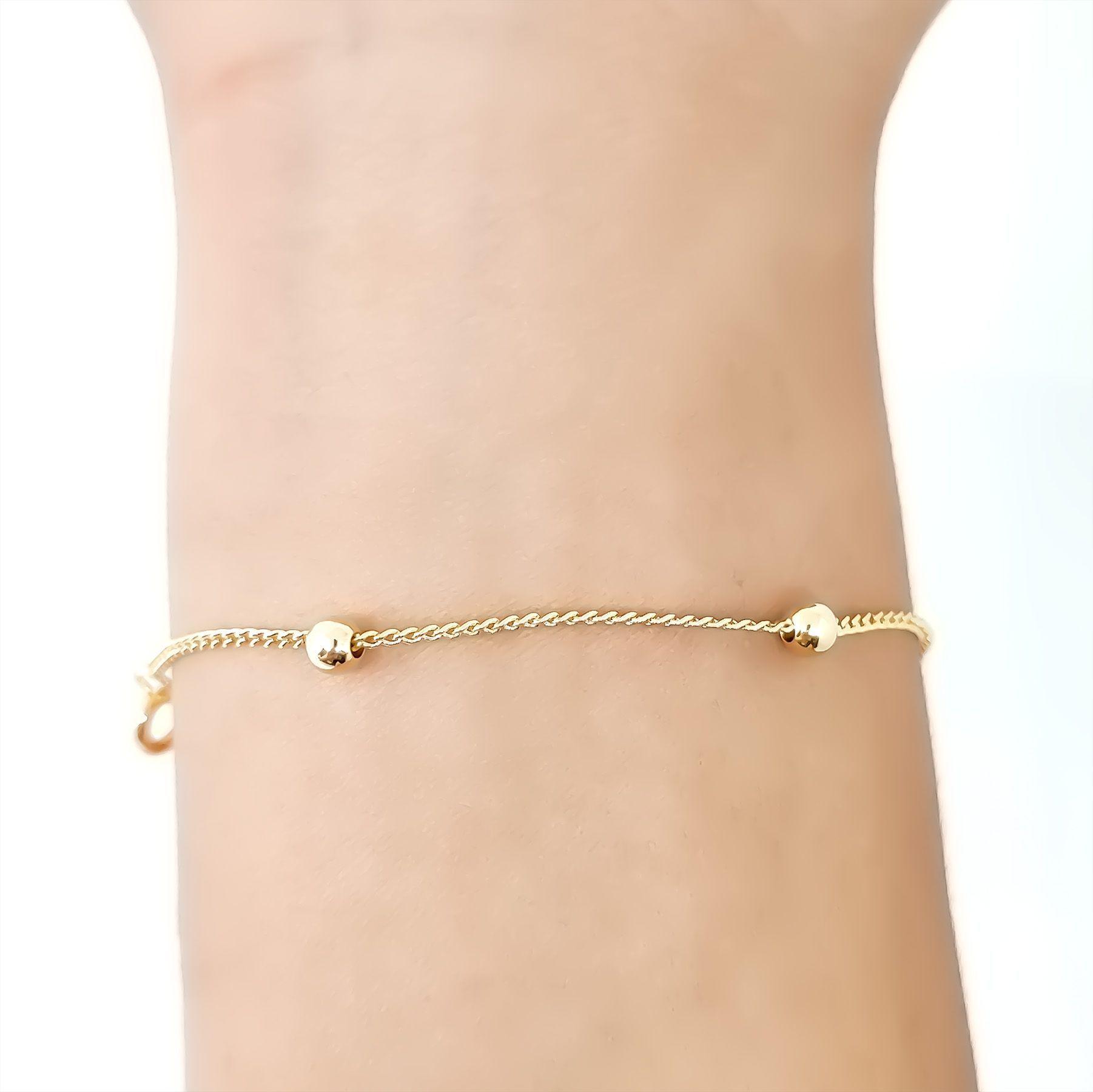 Pulsera Macarena Enchapado Oro 18K-1