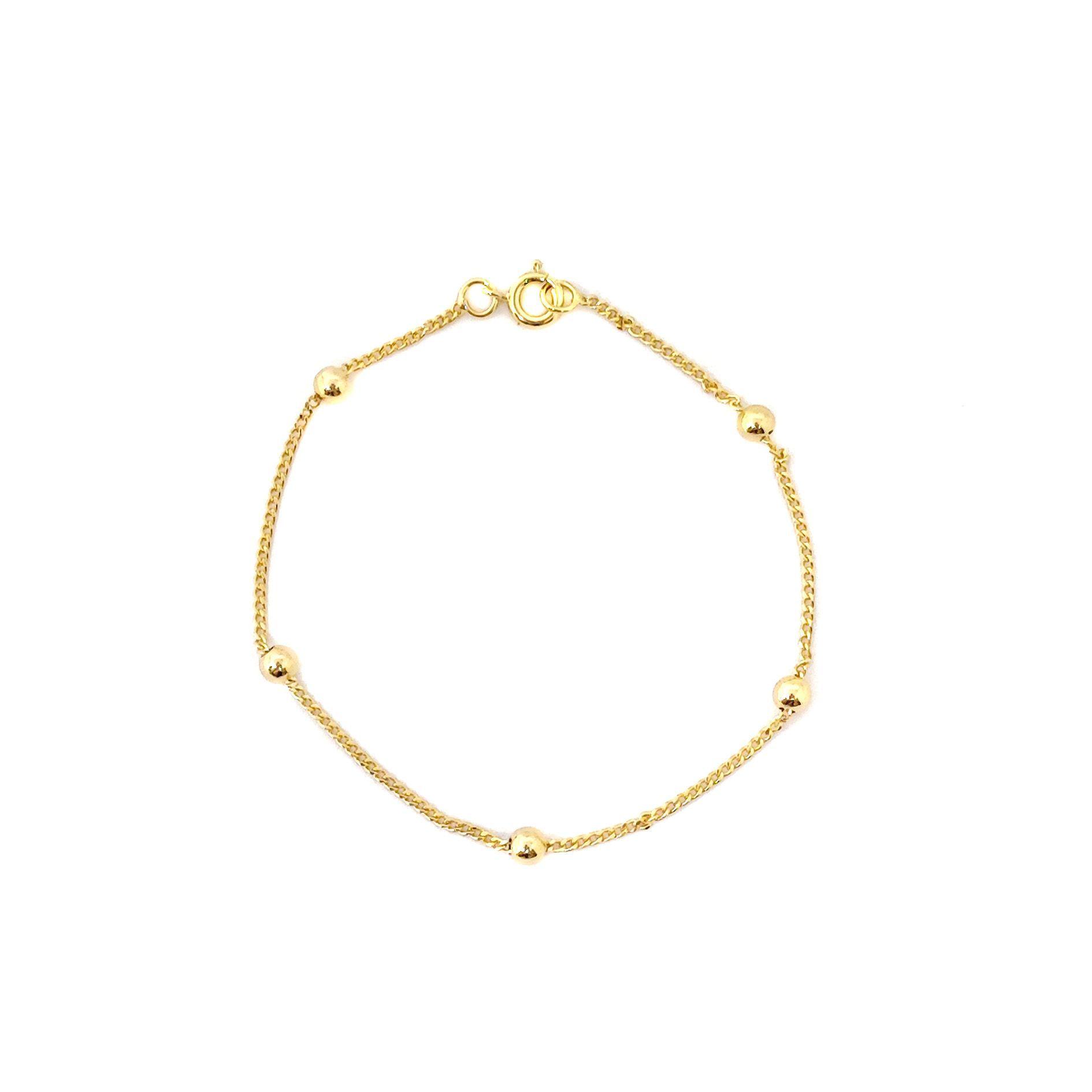 Pulsera Macarena Enchapado Oro 18K-0