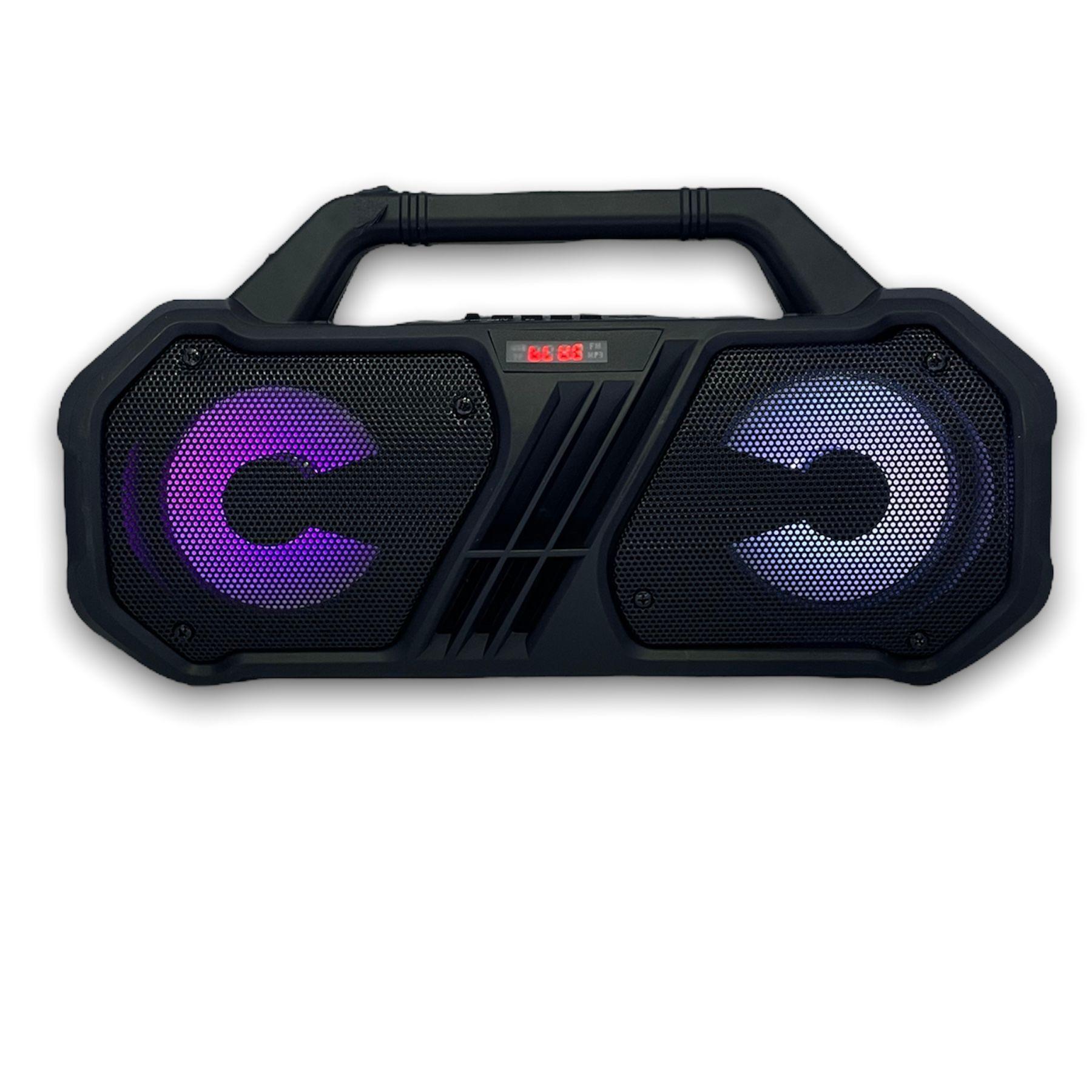 Parlante Bluetooth Luces + Linterna ZQS4225-0