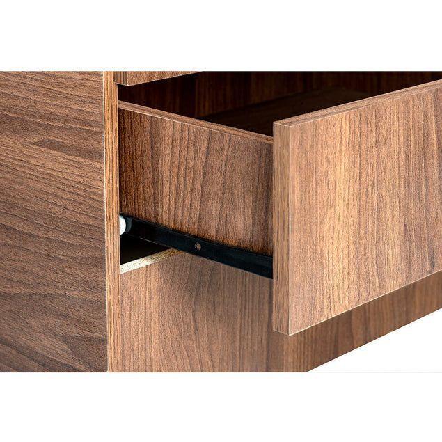 Closet 3 Puertas 2 Cajones Nogal-3