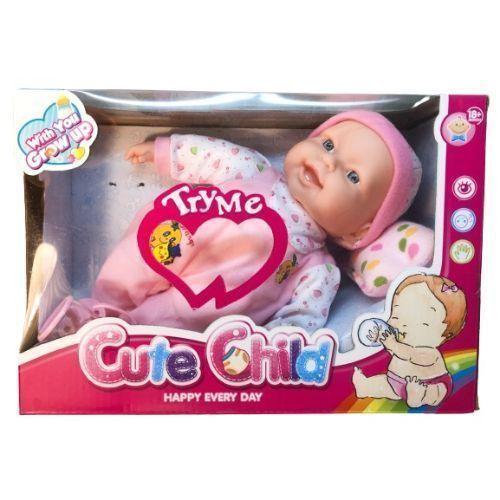 BEBÉ GESTOS 12 PLG ROSADO CON BIBERÓN-2