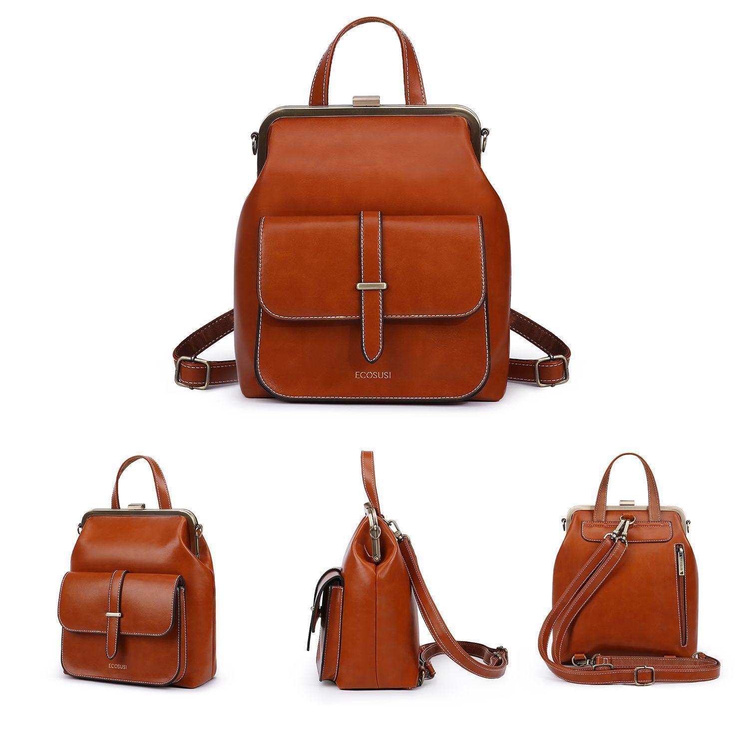 Ecosusi Mochila & bolso casual SHORTY - camel-3