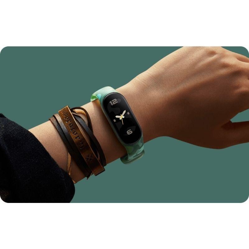 Xiaomi Correa para Smart Band 7 Silicona verde caqui-2