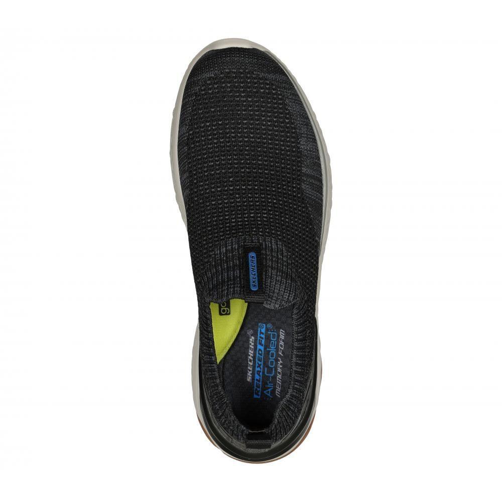 Zapatilla Hombre Bismark Negro Skechers-1