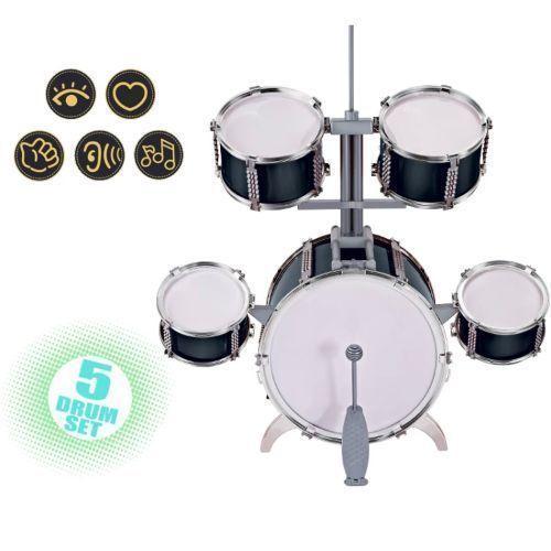 BATERIA GRANDE DE JUGUETE DE 5 TAMBORES-2