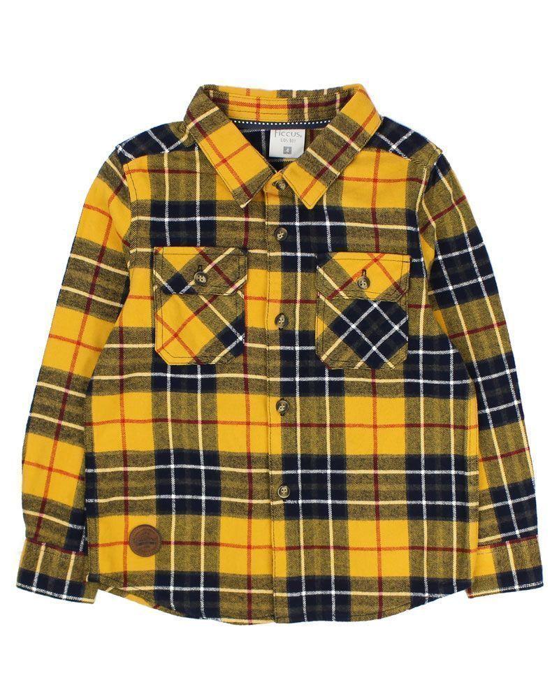 Camisa Kids Niño Escocesa Ficcus-0