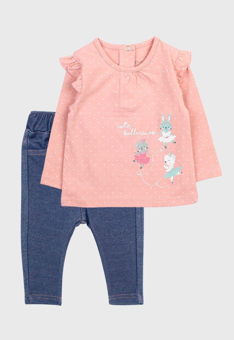 Conjunto newborn niña ballerinas 119-0