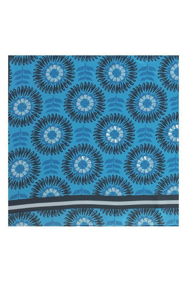 Pañuelo Bandana Azul Beachcomber 70S Floral Humana-1