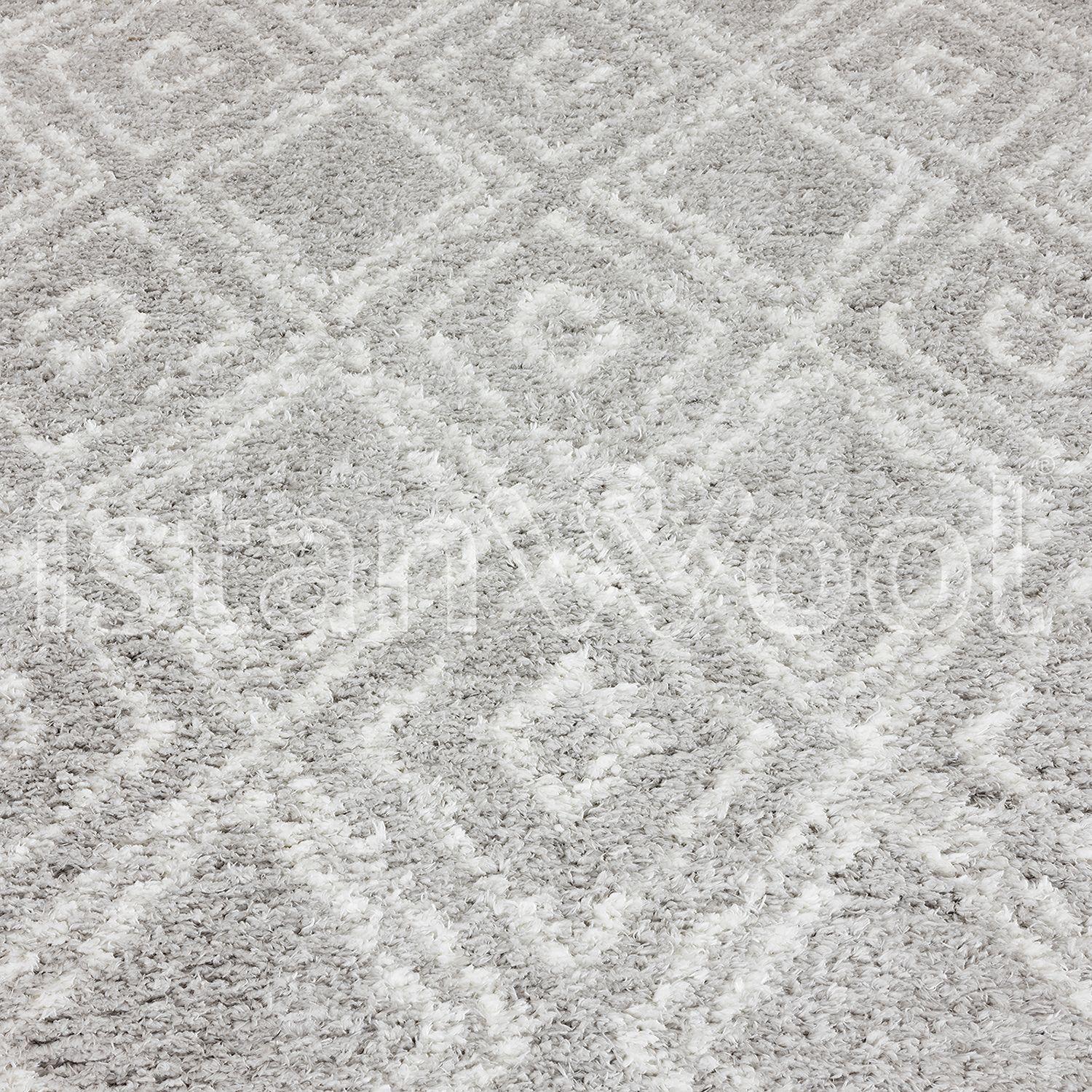 Alfombra Moderna Tipo Shaggy 200x300cms.Gris-1