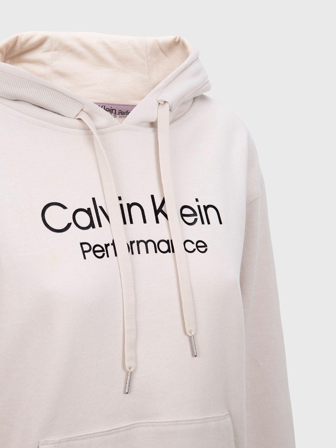 Polerón Stacked Crema Calvin Klein-2