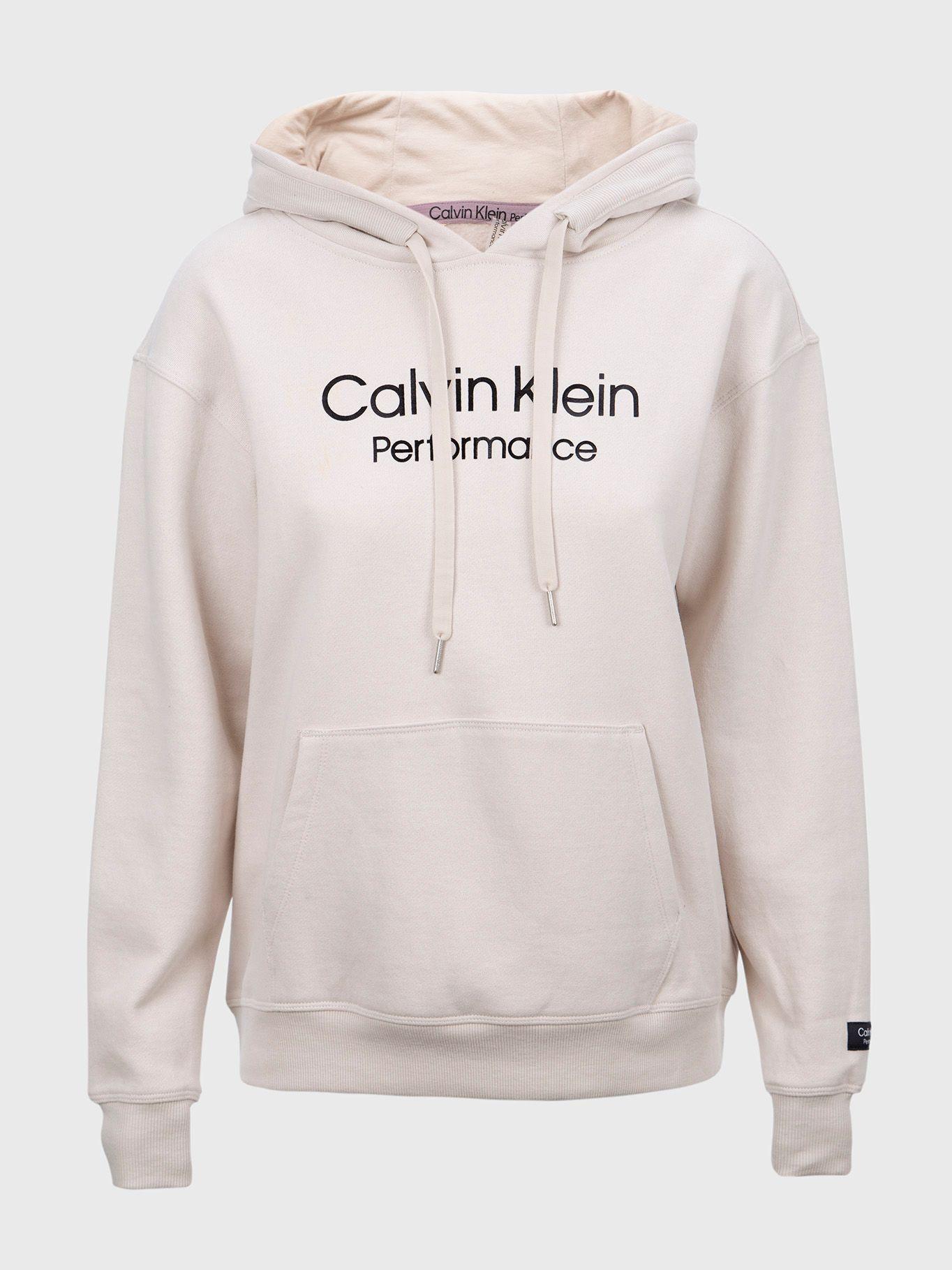 Polerón Stacked Crema Calvin Klein-0