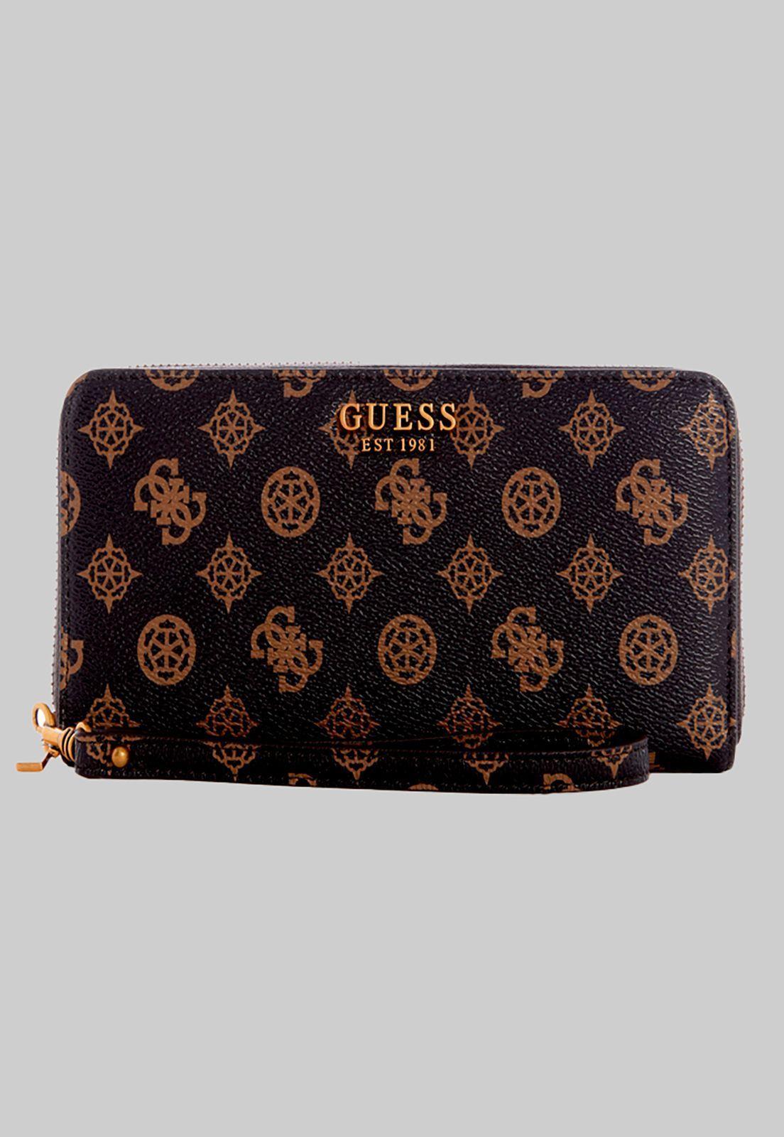 Billetera Laurel Slg Large Zip Around Negro Guess-0