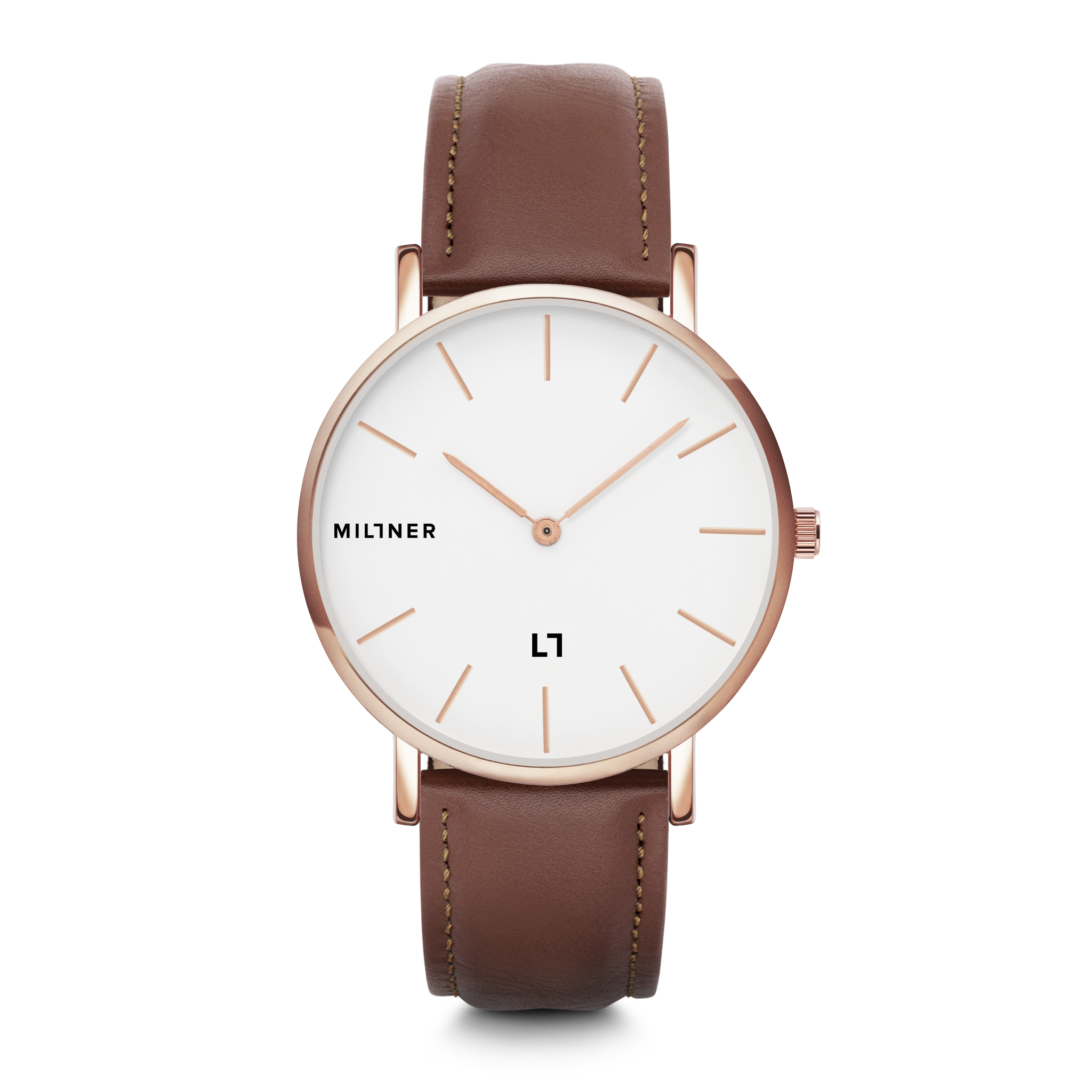 Reloj Unisex Hallfield Golden Brown MILLNER-0