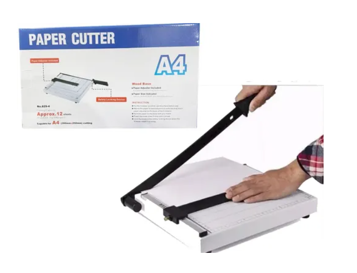 Guillotina Metalica 25x29 Cm Cuchilla Autoafilable A4-2