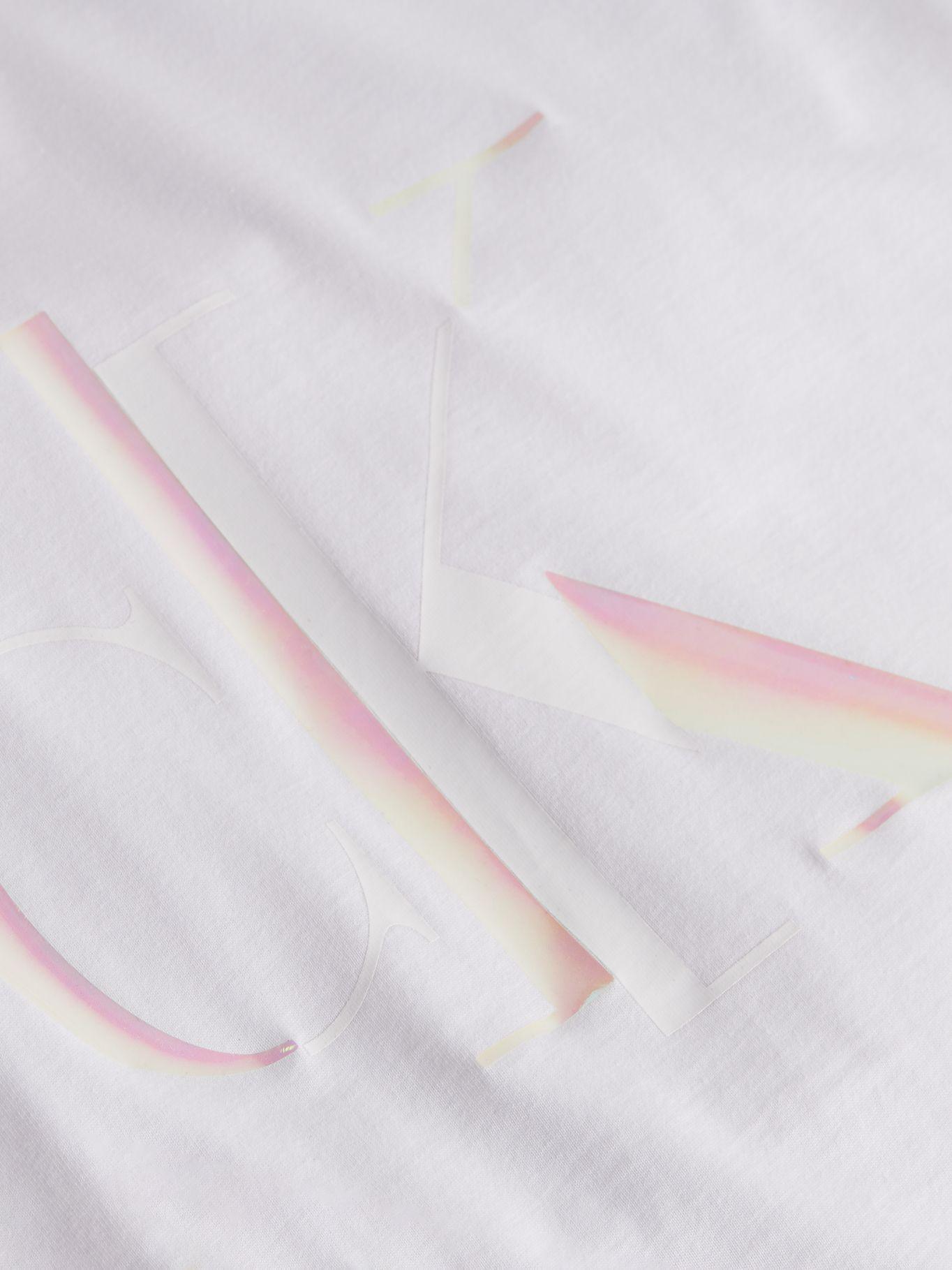 Polera Distorted Blanco Calvin Klein-3