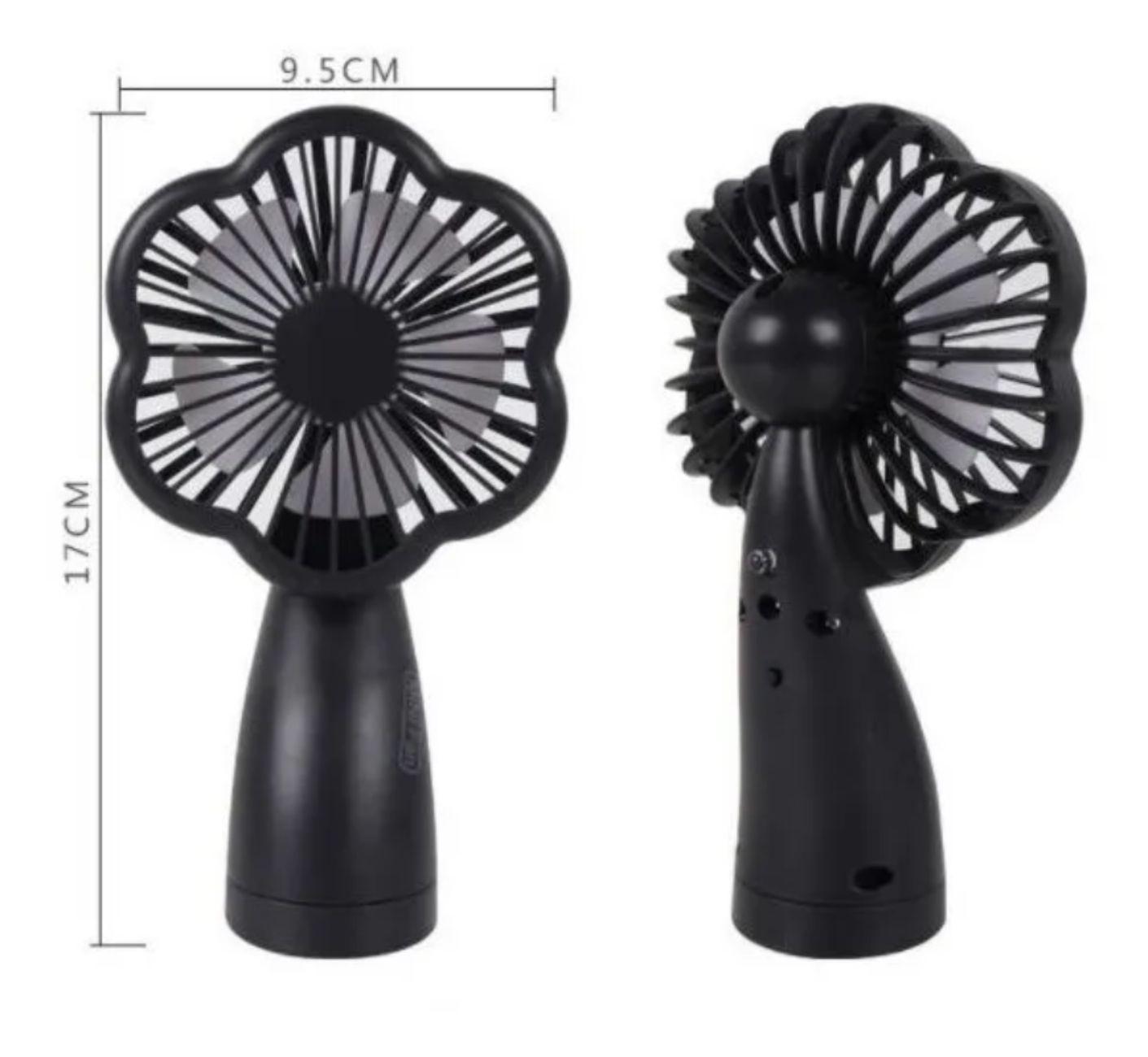 Ventilador De Mano Portatil Con Luz Mini-2