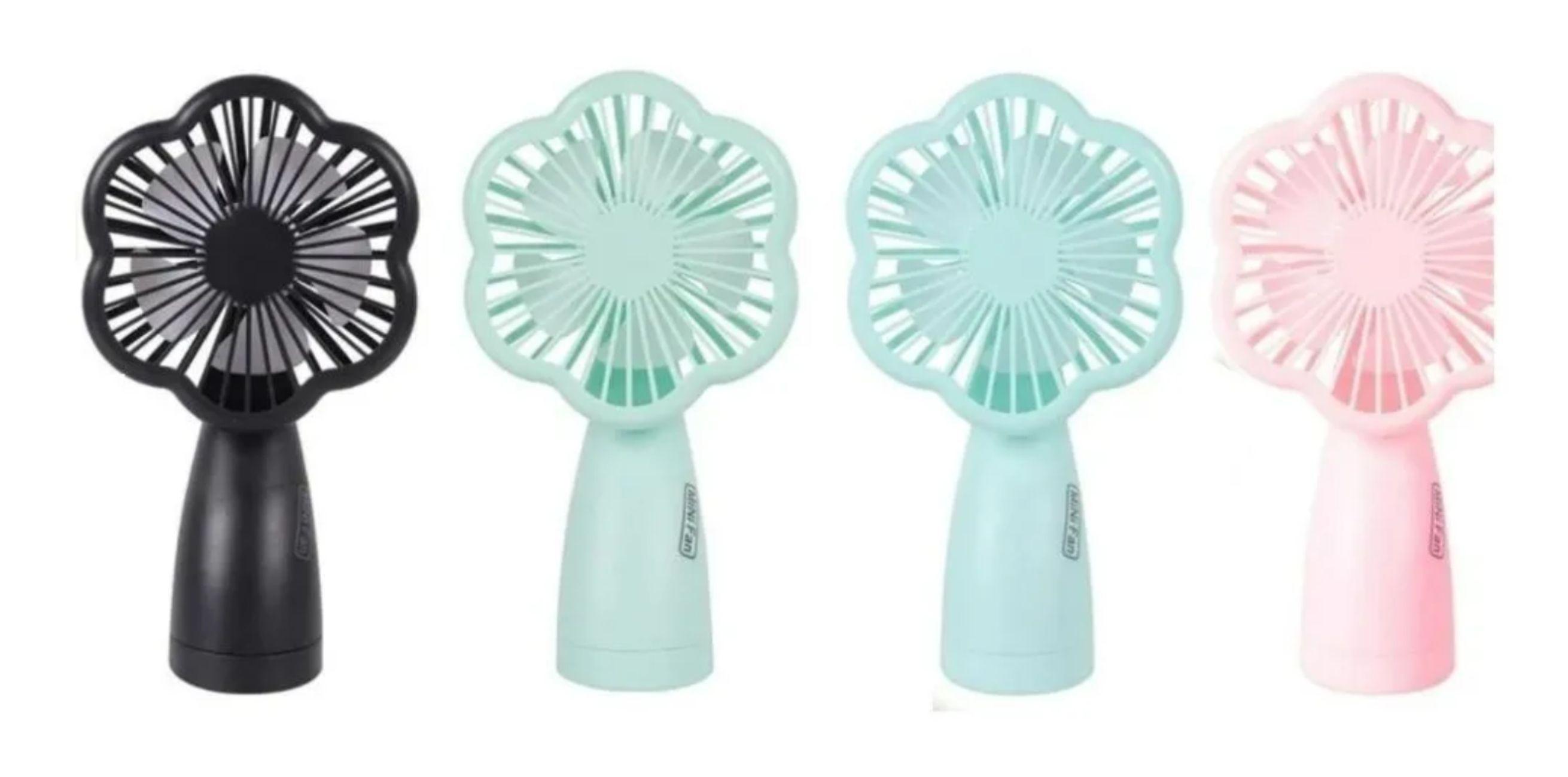 Ventilador De Mano Portatil Con Luz Mini-4