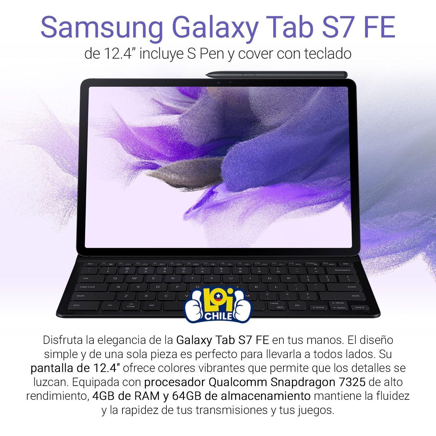 Tablet Samsung Galaxy S7 FE 4GB 64GB 12,4" Octa Core 4G LTE -1