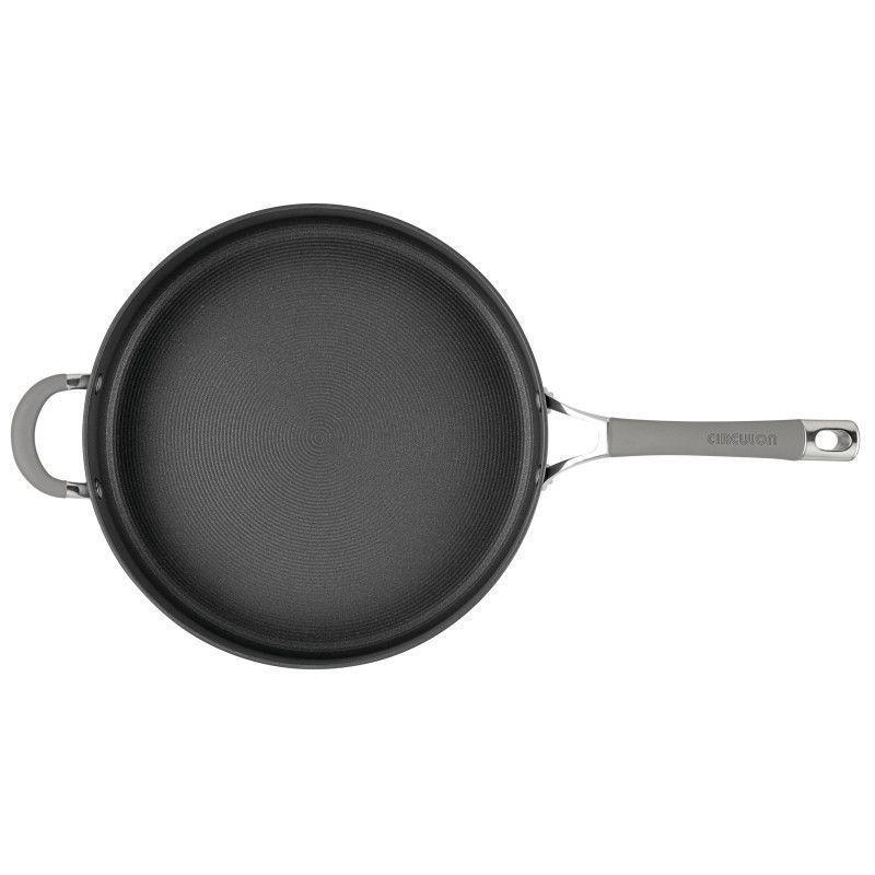 Sarten Grande 4,73 L Tapa Vidrio Aluminio Anodizado Circulon-1