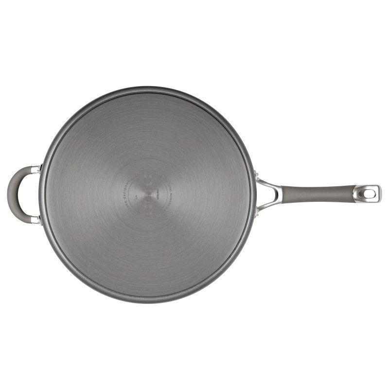 Sarten Grande 4,73 L Tapa Vidrio Aluminio Anodizado Circulon-2