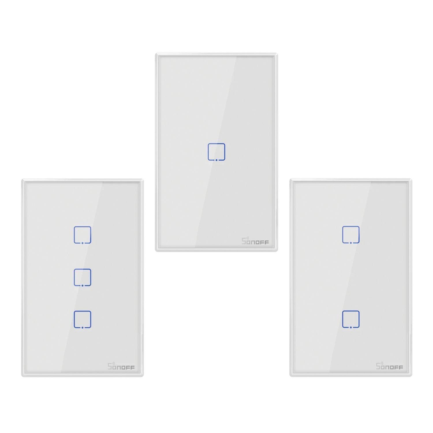 Pack Interruptor Smart: 1, 2 y 3 Canales WiFi + RF-0