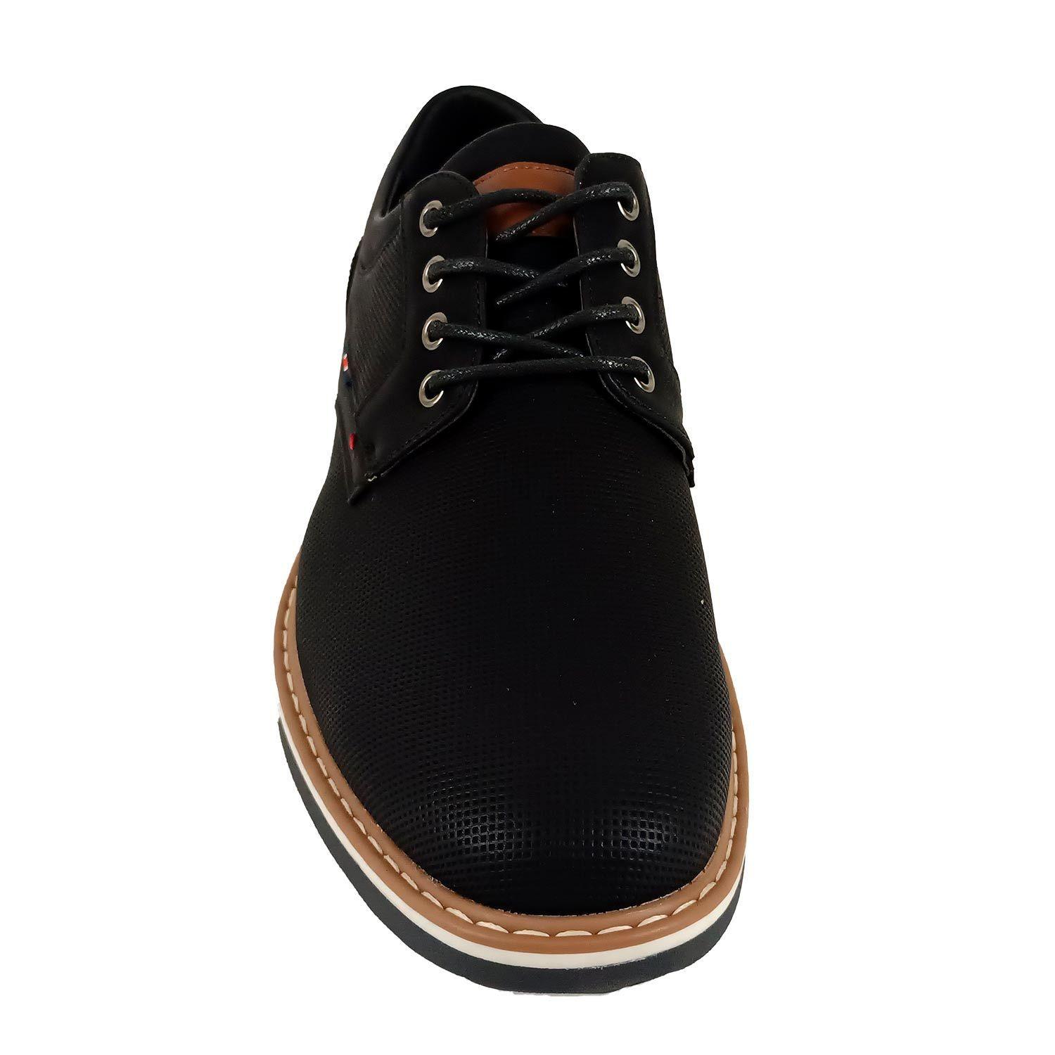 Zapatos de Casual de hombre X11 Negro-4