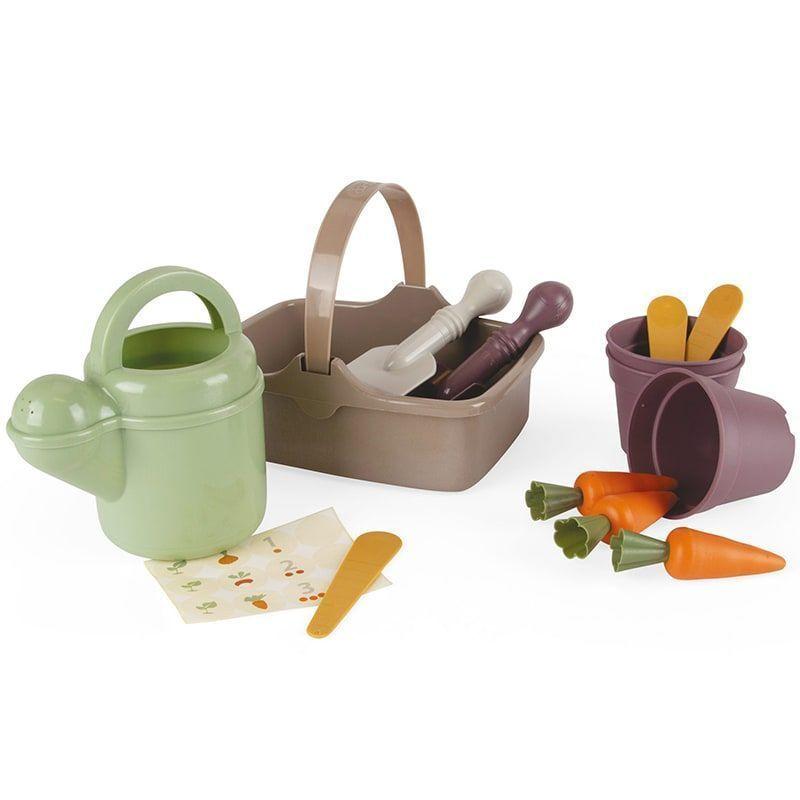 JUEGO DE SIEMBRA CON CANASTA GREEN GARDEN, JUGUETE SUSTENTABLE-0