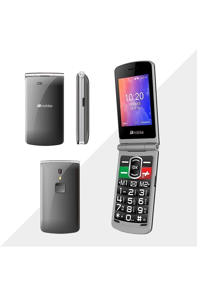 Celular Bmobile C40 Senior 4G Gris-4