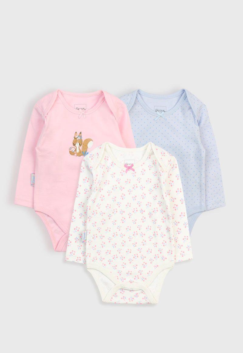 Set body newborn niña m/larga cottage 117-0