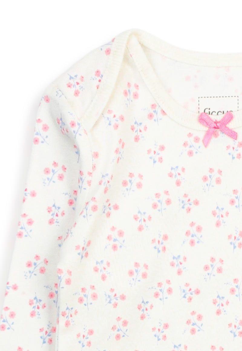 Set body newborn niña m/larga cottage 117-3