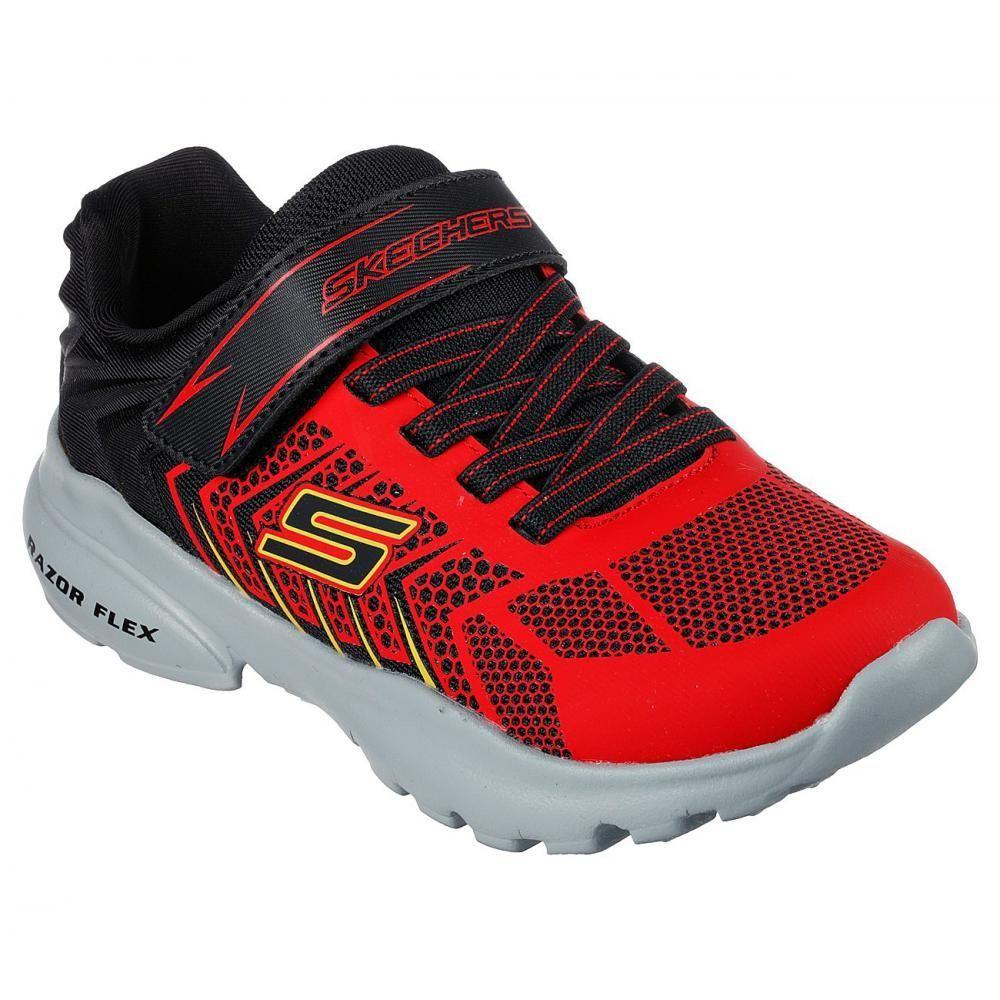 Zapatilla Niño Razor Flex Rojo Skechers-1