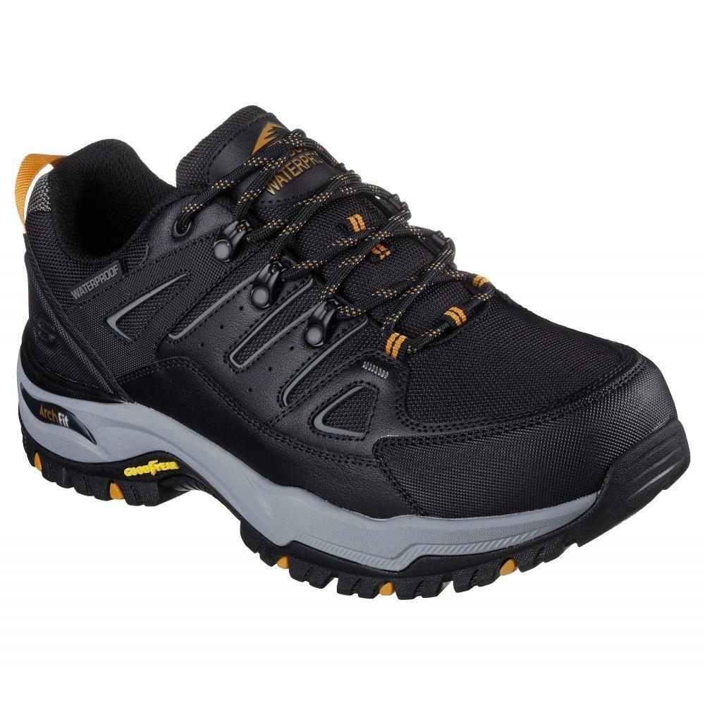 Botin Hombre Arch Fit Dawson Negro Skechers-0