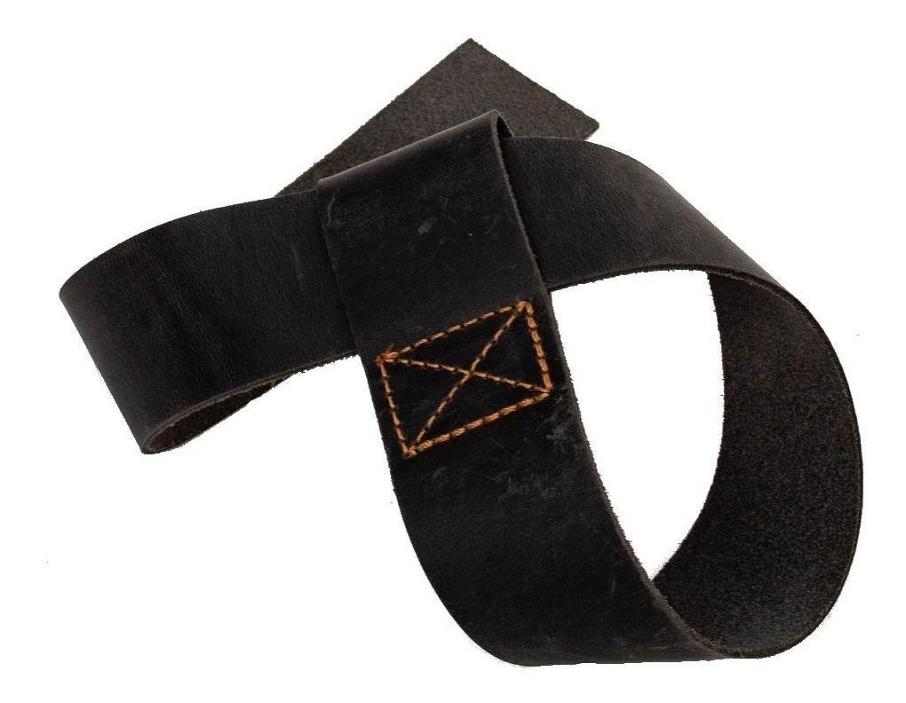 Straps Negros Par Agarraderas Correa De Levantamiento Pesas-0