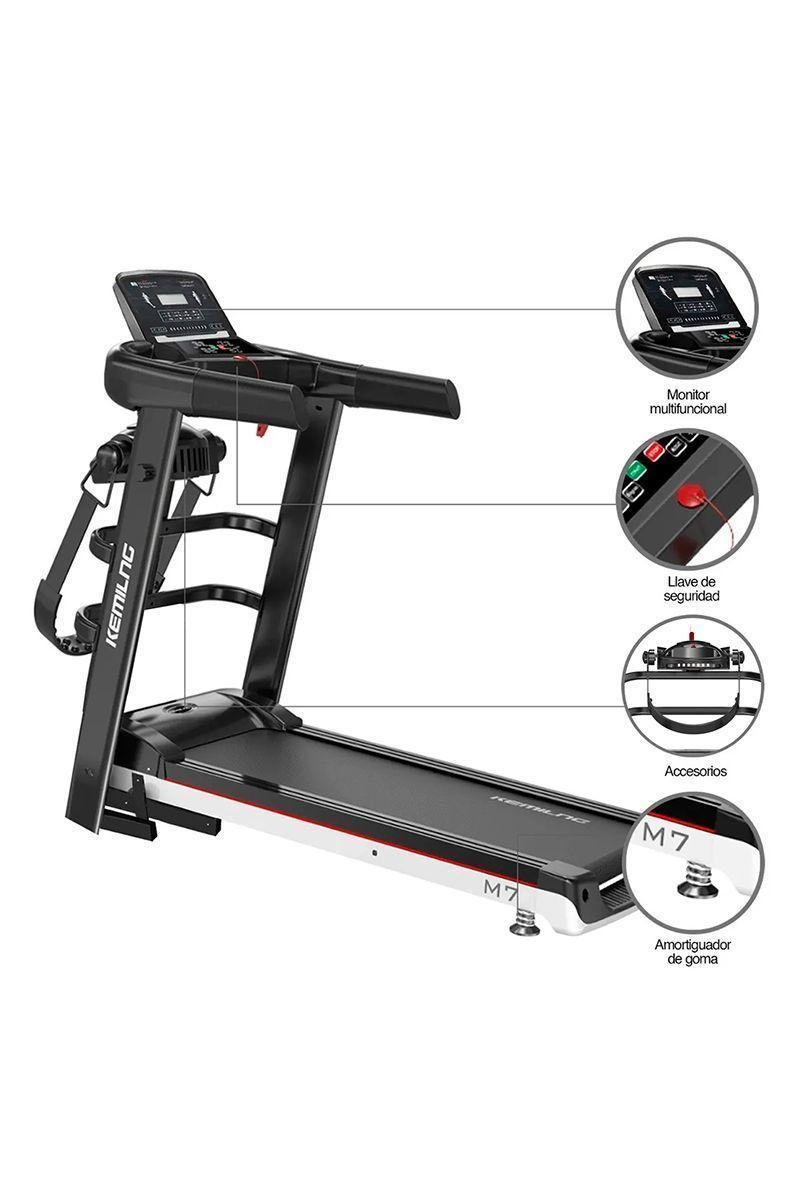 Pack Trotadora Plus + Spinning Home Fitness Negro-3