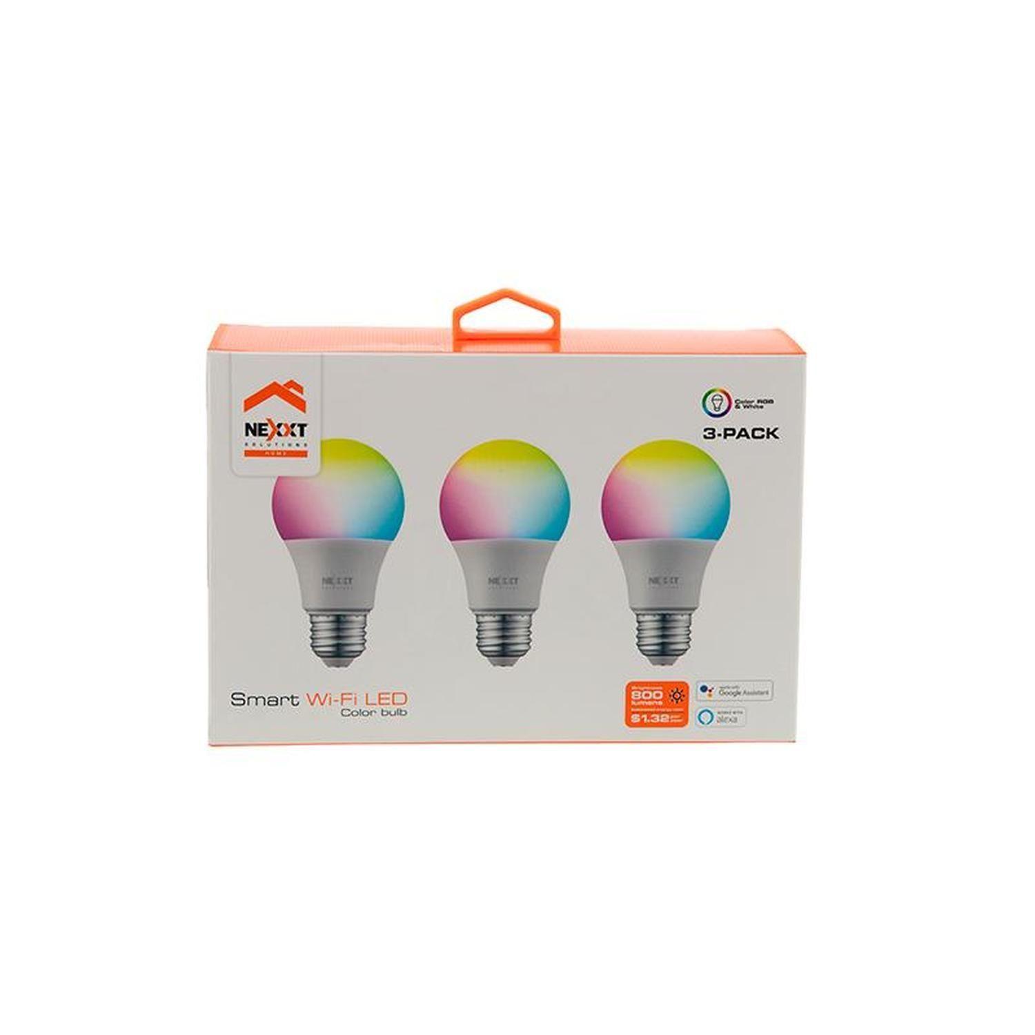 Kit Inteligente Ampolleta Multicolor + Enchufe con 2 Tomas + Camará Fija-2