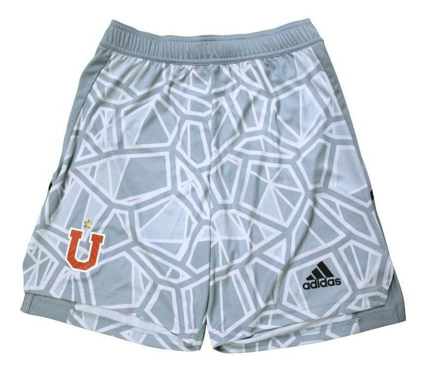 Short Universidad De Chile 2022 Arquero Gris Original adidas-0