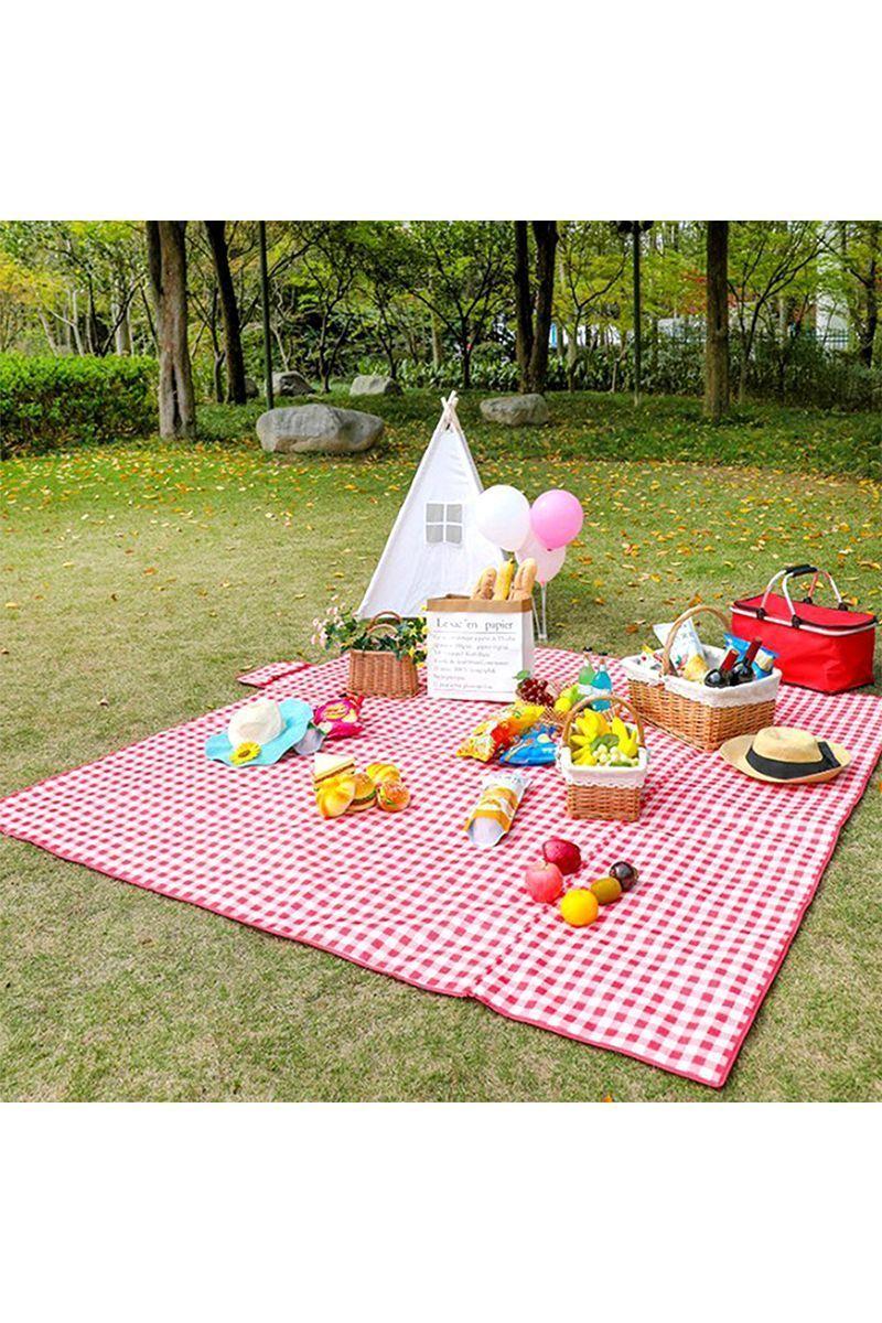 Manta de Picnic Rojo-1