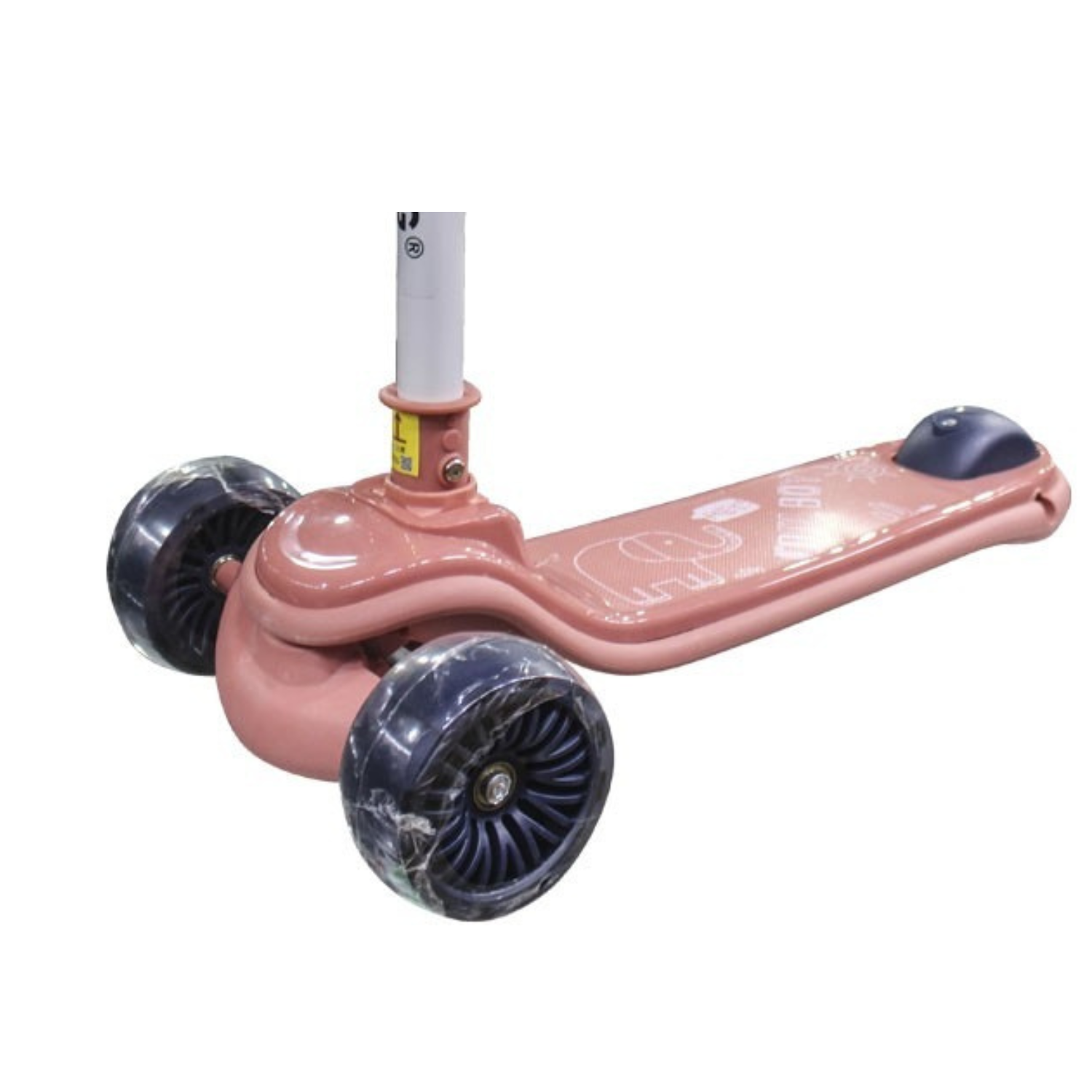 Scooter Monopatin 3 Ruedas Led Plegable rosado-1