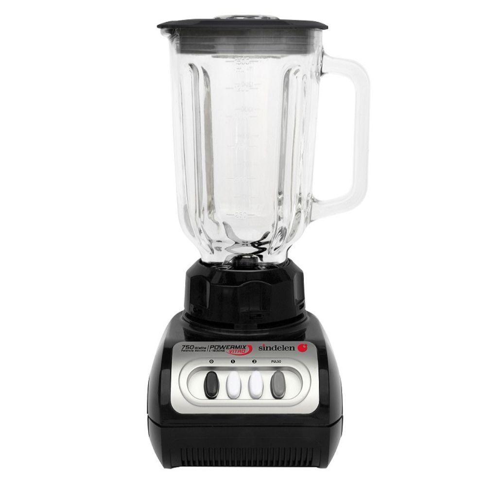 LICUADORA JARRO VIDRIO 1.5LT L-1630 NEGRA-0