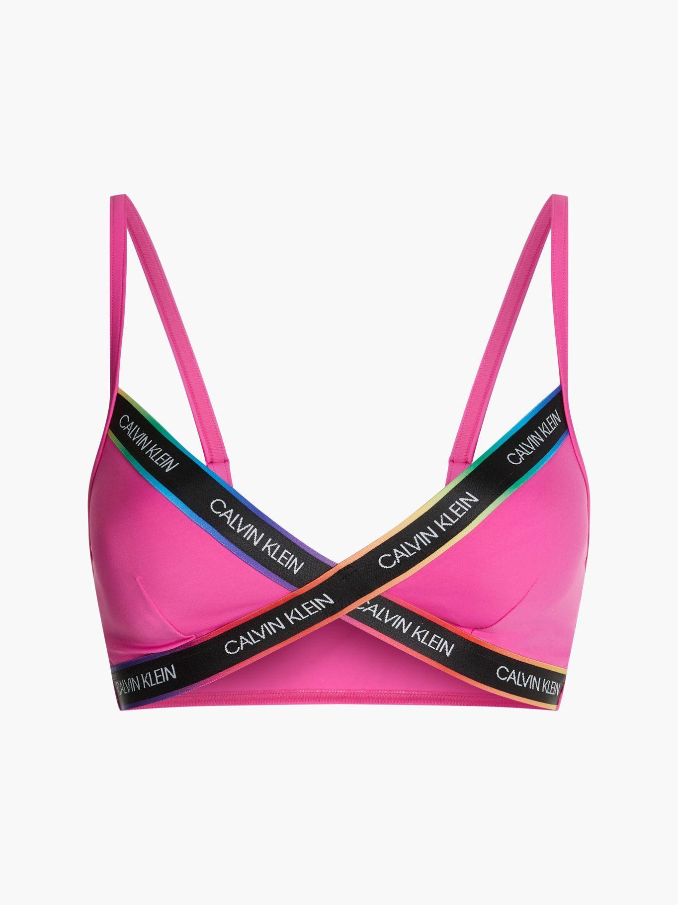 Top Bikini CK Pride Fucsia Calvin Klein Mujer-0