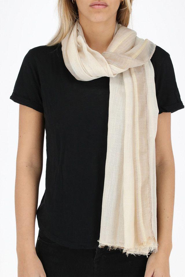 Pañuelo Liso Beige Trigal Espiga Humana-2