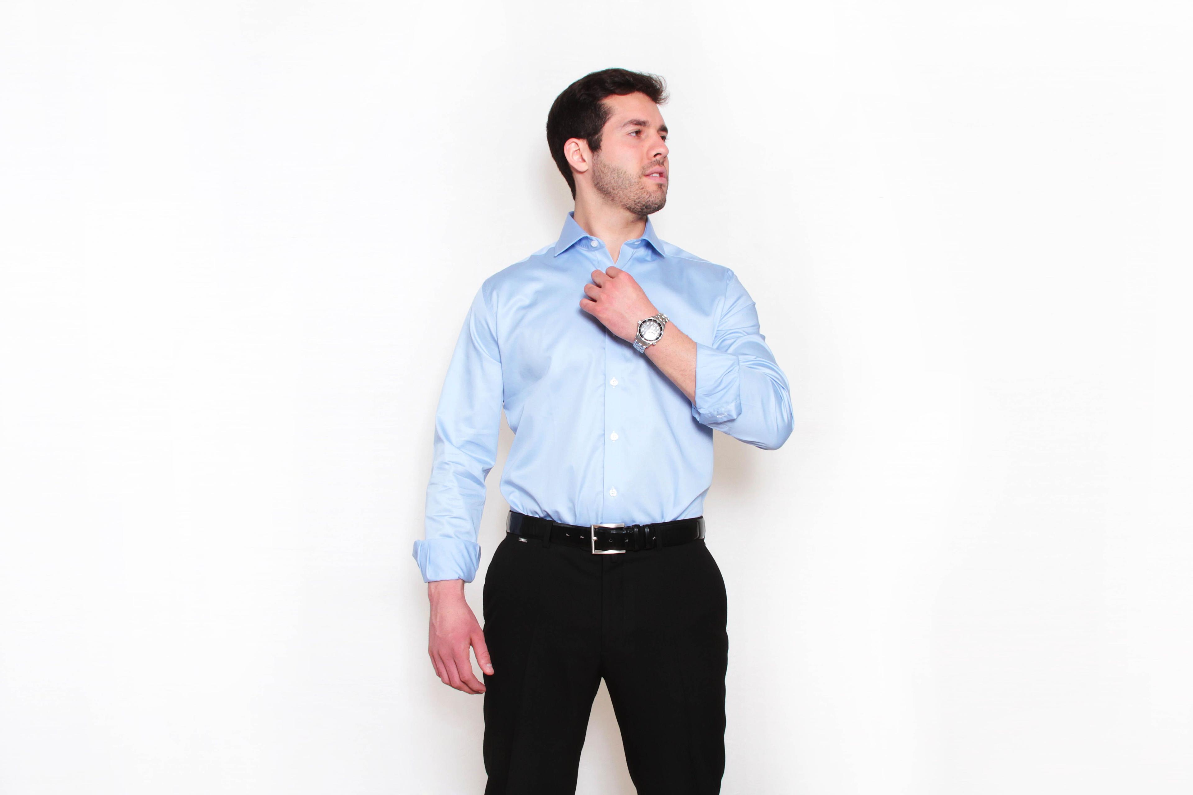 Camisa Premium Celeste-0