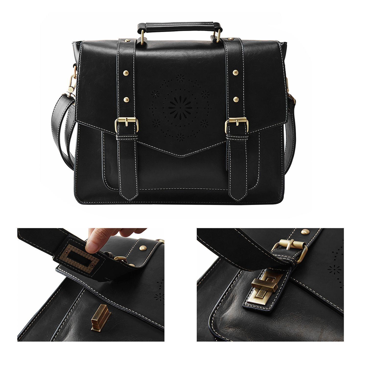 Ecosusi Maletín & mochila CLASSIC para laptop 15.6"- negro-4