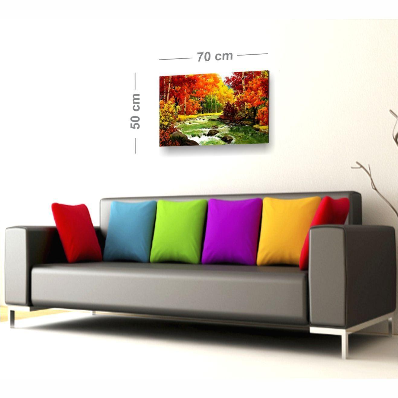 Cuadro decorativo Paisaje"Bosque Rojizo" 50 x 70-1